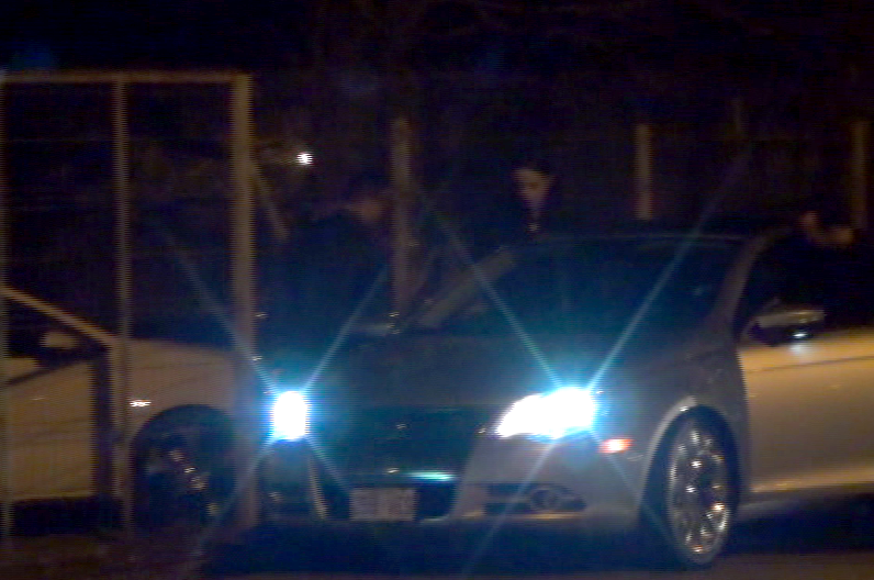 Cel de-al doilea barbat i-a deschis portiera ca sa urce in masina