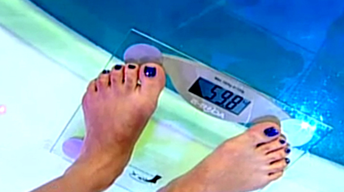 Nicoleta a aflat ca are 59,8 kilograme