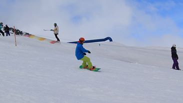 Andi isi duce foarte des copiii la schi sursa: arhiva personala