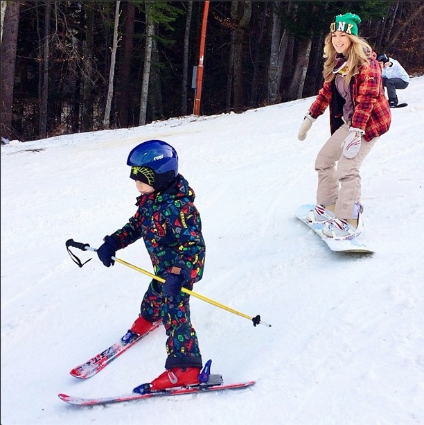 Robin a invatat inca de mic toate sporturile de iarna