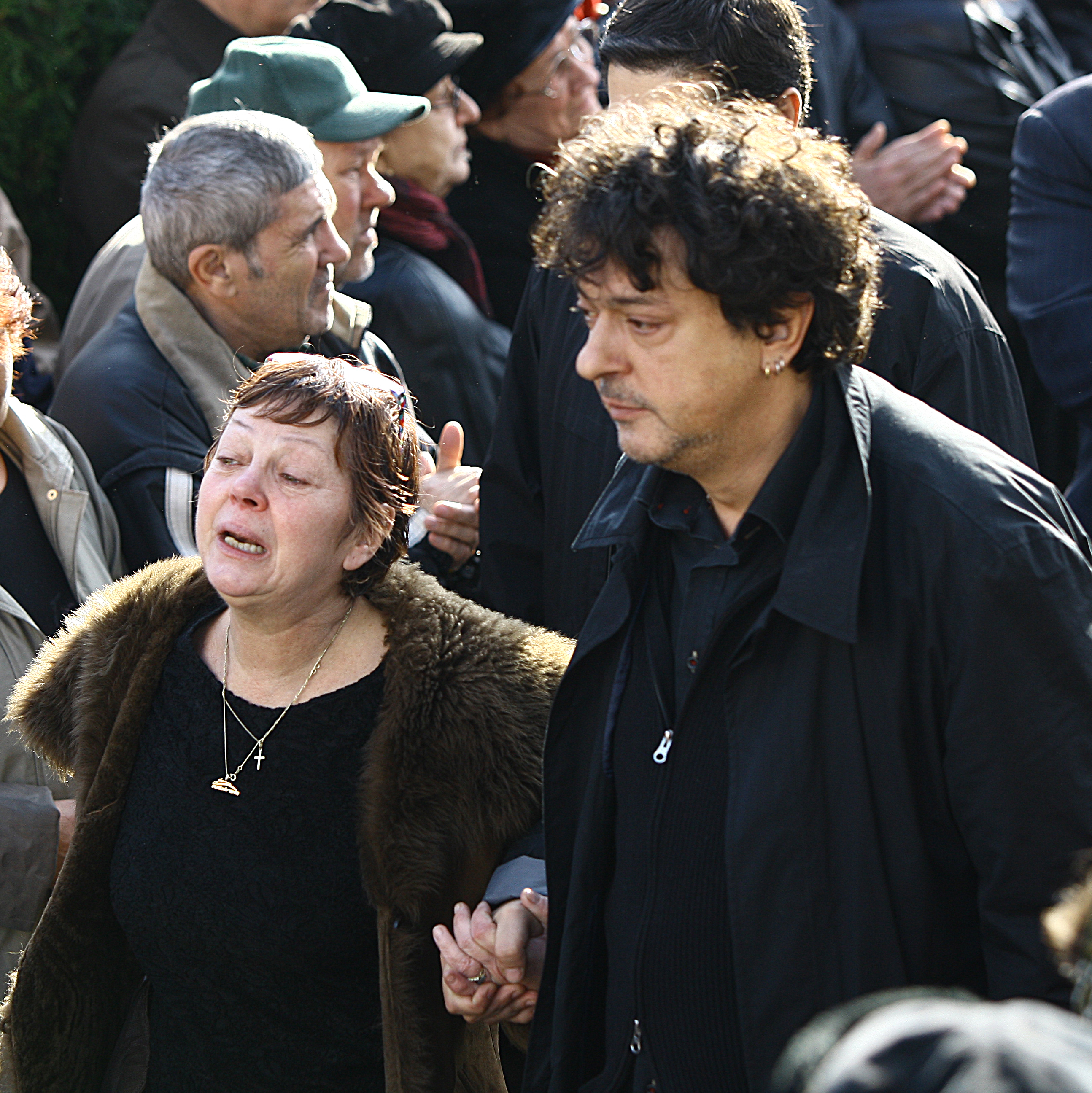 Ducu Darie, fiul regretatului actor, ii este aproape Ancai Pandrea in toate momentele grele