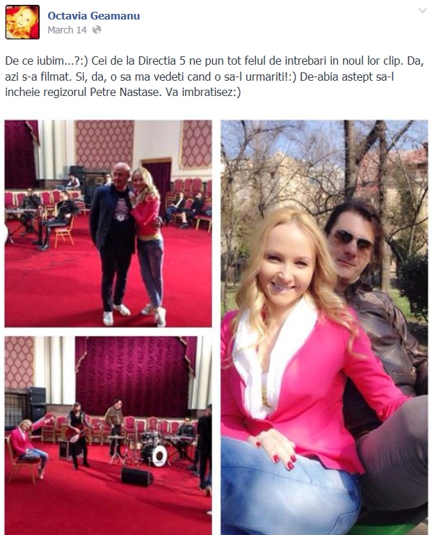Octavia astepta cu sufletul la gura lansarea clipului