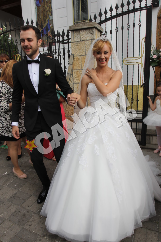 Oana si Florin au facut nunta in luna iulie a anului trecut