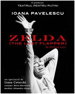 Afisul prin care actrita Ioana Pavelescu incearca sa-si promoveze piesa