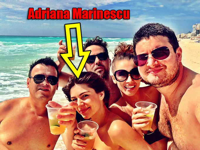 In timp ce iubitul ei se intalnea cu Adelina Pestritu, Adriana se afla in Mexic, alaturi de Fly Project