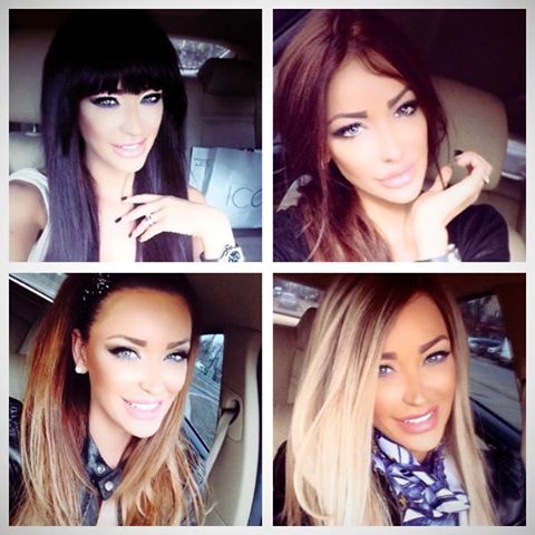 Bianca Dragusanu nu stie ce culoare sa aleaga