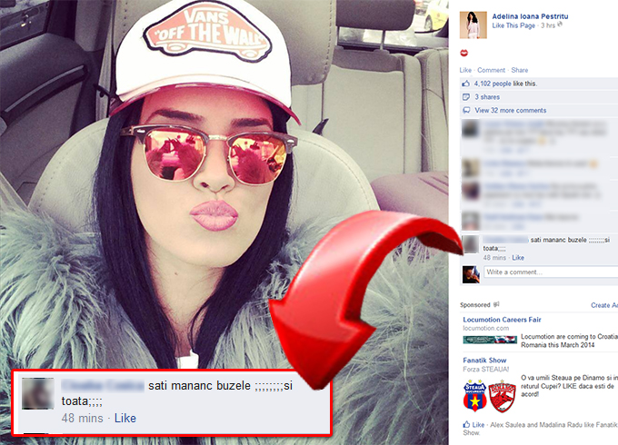 Fanii brunetei au reactionat imediat, mai mult sau mai putin pertinent