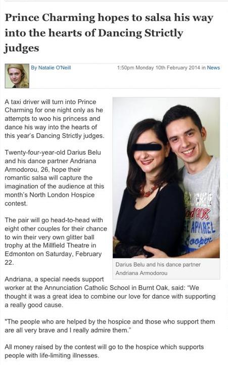 Darius a aparut si in presa din Anglia