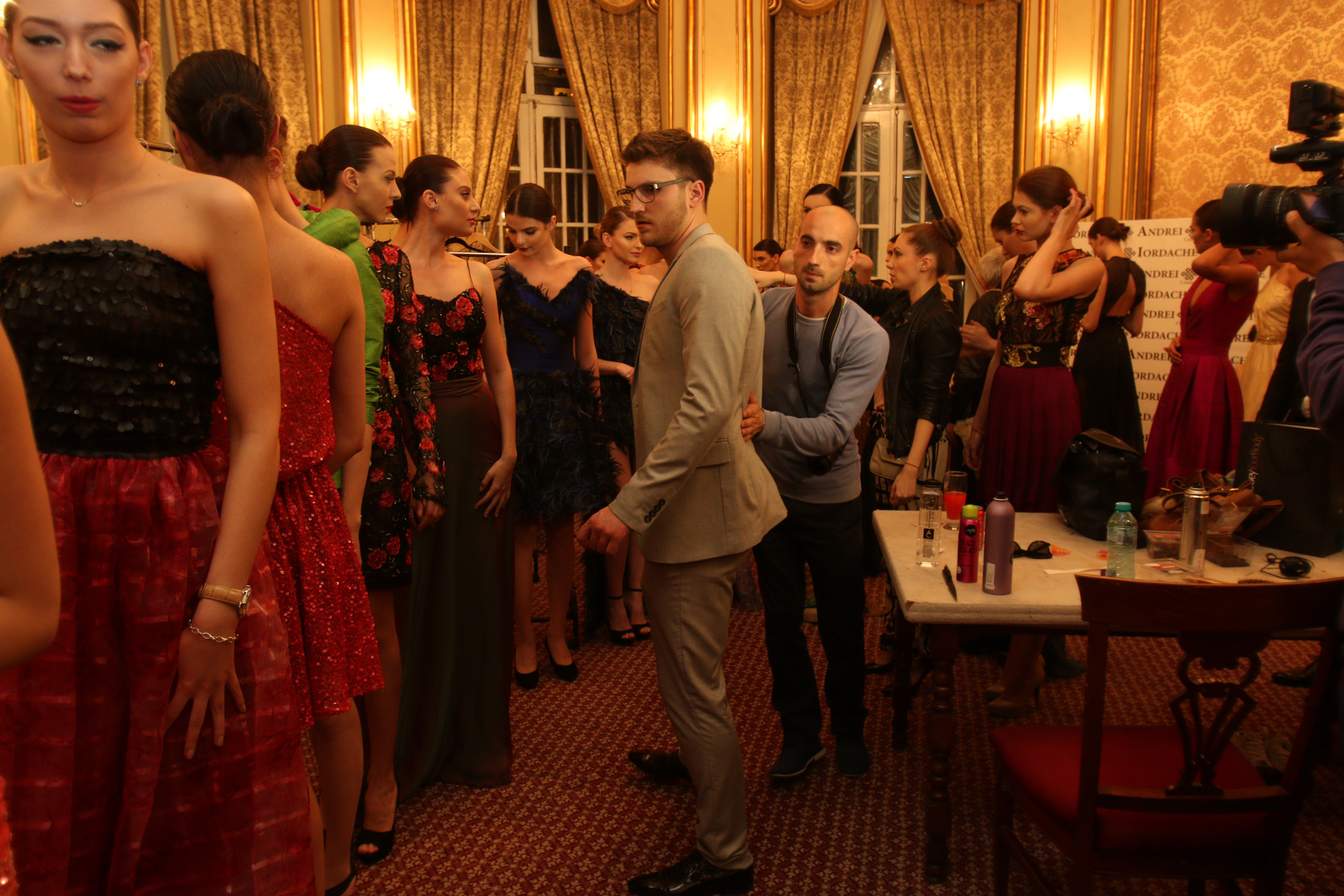 Andrei a fost extrem de emotionat inaintea prezentarii