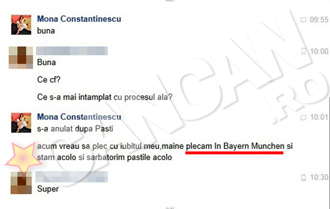 Dansatoarea a raspuns ca isi va petrece sarbatorile pascale in... Bayern Munchen