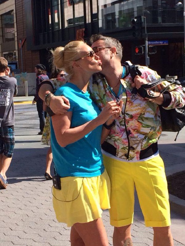 In ultima vreme s-a speculat ca blonda ar trai o poveste de dragoste cu Catalin Botezatu