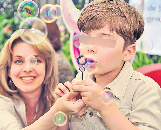 Bianca a depasit depresia cu ajutorul fiului sau, Luca