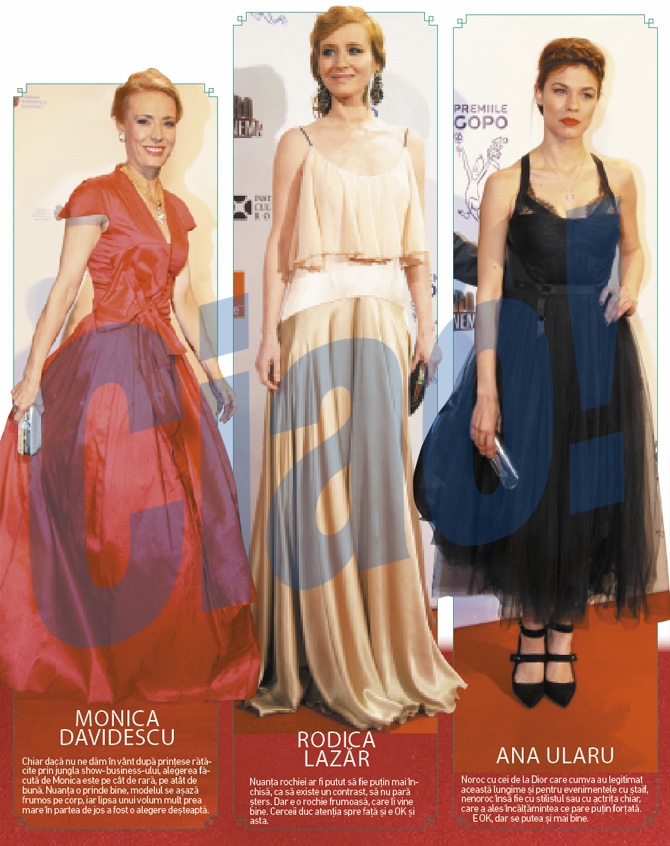 Monica Davidescu, Rodica Lazar, Ana Ularu