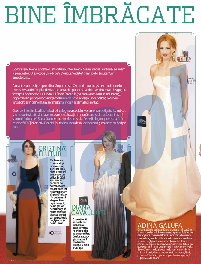 Cristina Flutur, Diana Cavallioti, Adina Galupa