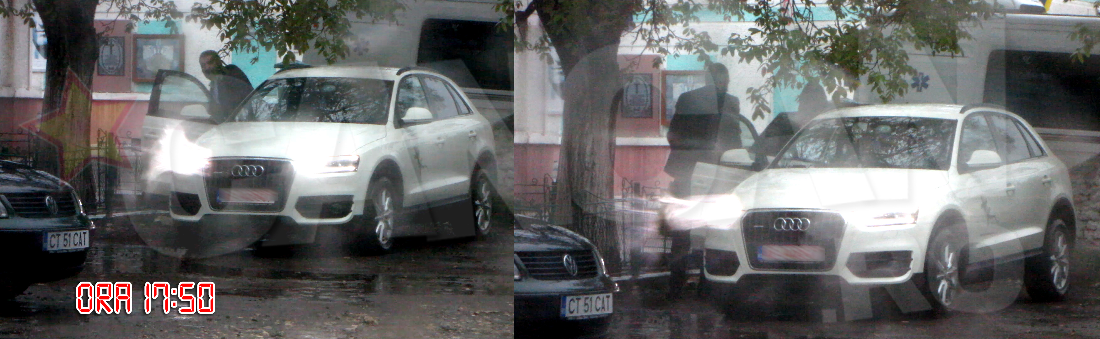 Soferul Valentinei a facut tot posibilul pentru ca sefa lui sa treaca neobservata