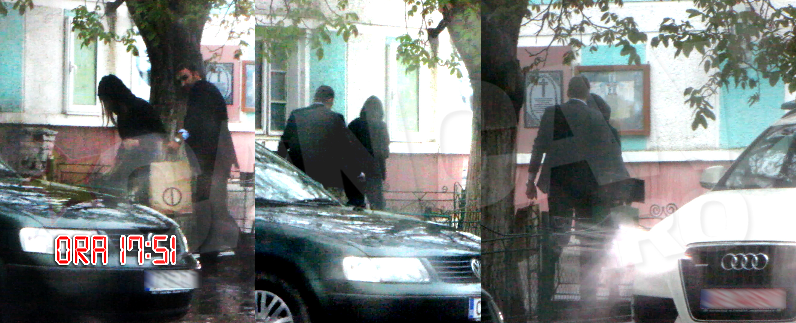 Fostul manechin s-a camuflat inainte de a intra pe poarta inchisorii