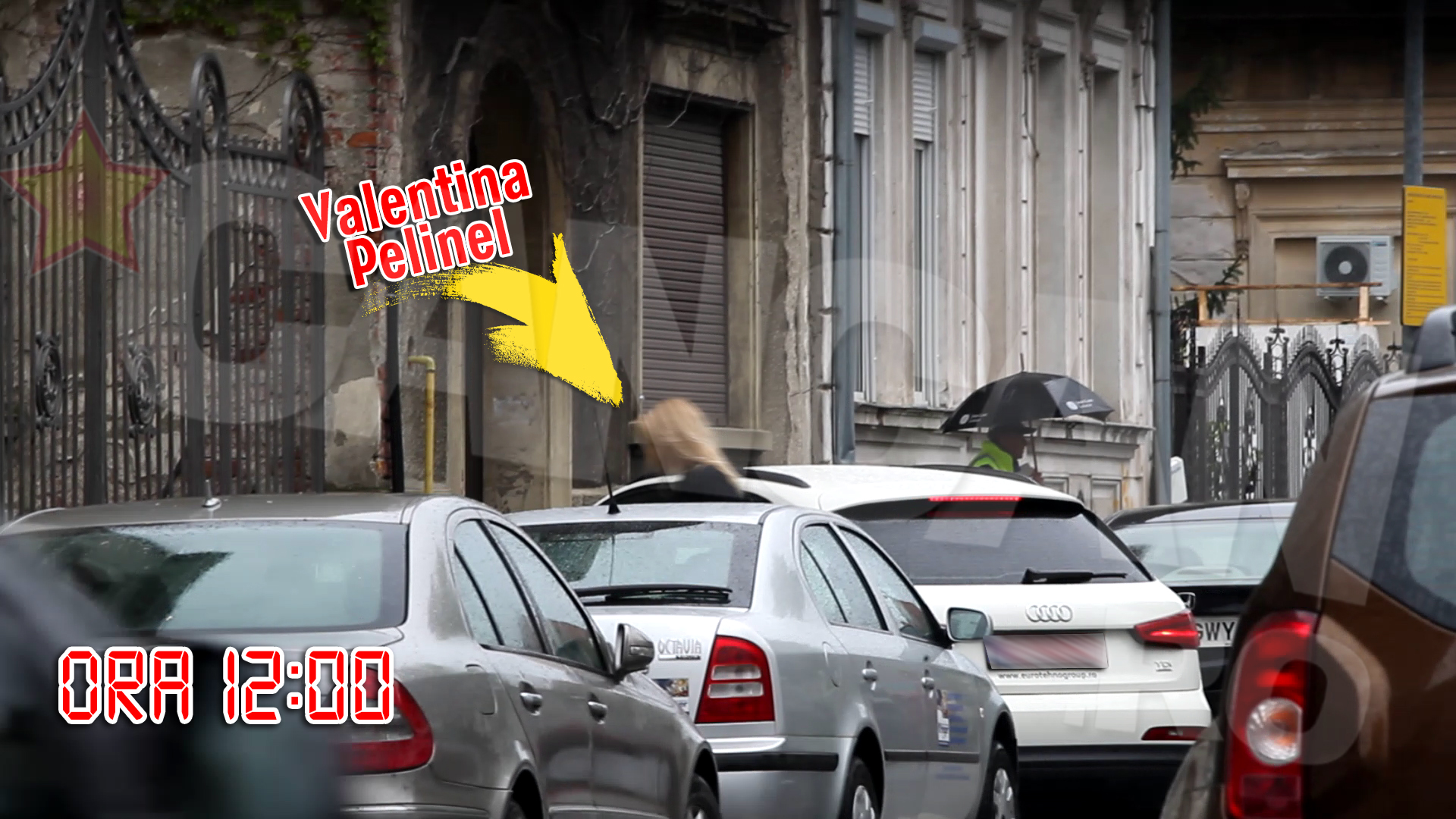 Valentina si-a petrecut mai bine de trei ore in sediul unei firme cu care Cristi Borcea face afaceri