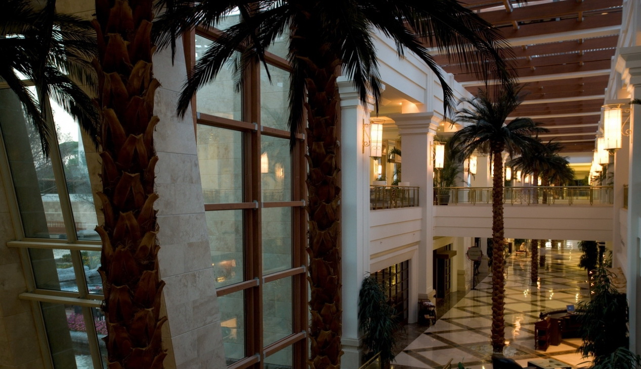 Interiorul hotelului din Turcia este la fel de luxos
