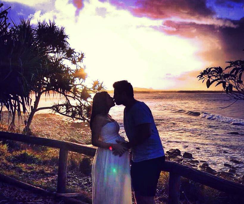 De cand a ramas insarcinata, Celia si sotul ei sunt in al noualea cer