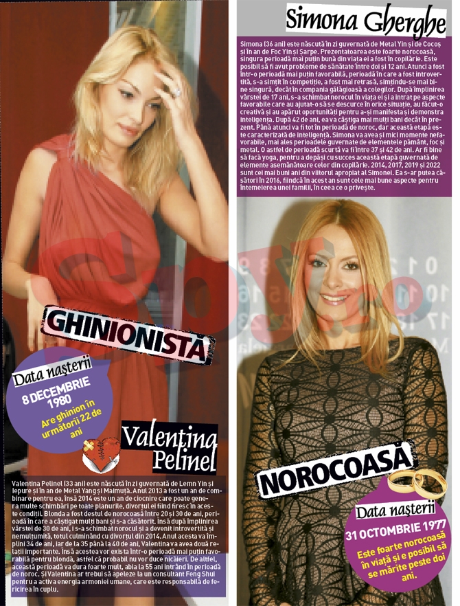 Valentina Pelinel va avea 22 de ani de ghinion