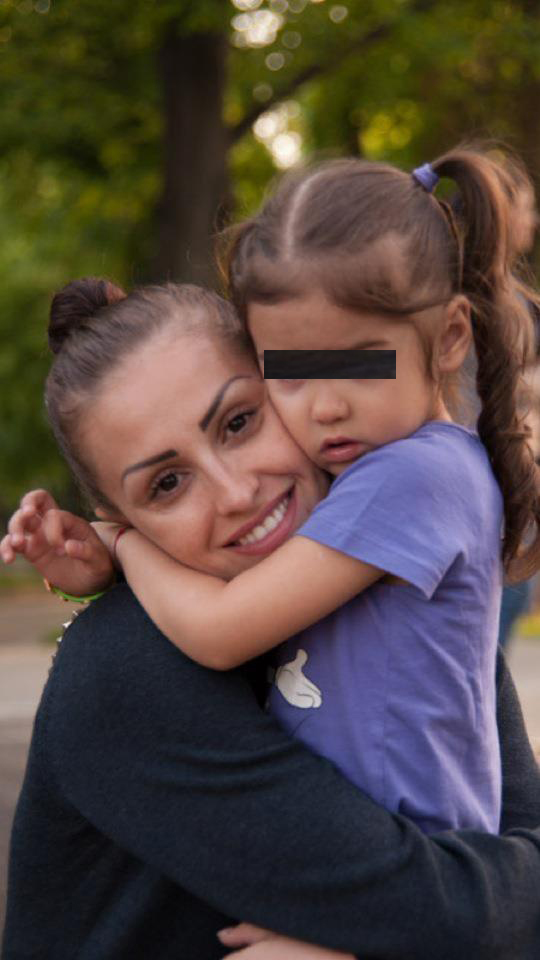 Roxana e mereu vesela in preajma fetitei, insa nu a mai stat cu ea din august