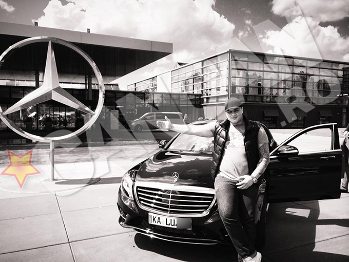 De curand, Marco Calu a primit o masina de fite, un mercedes S Class