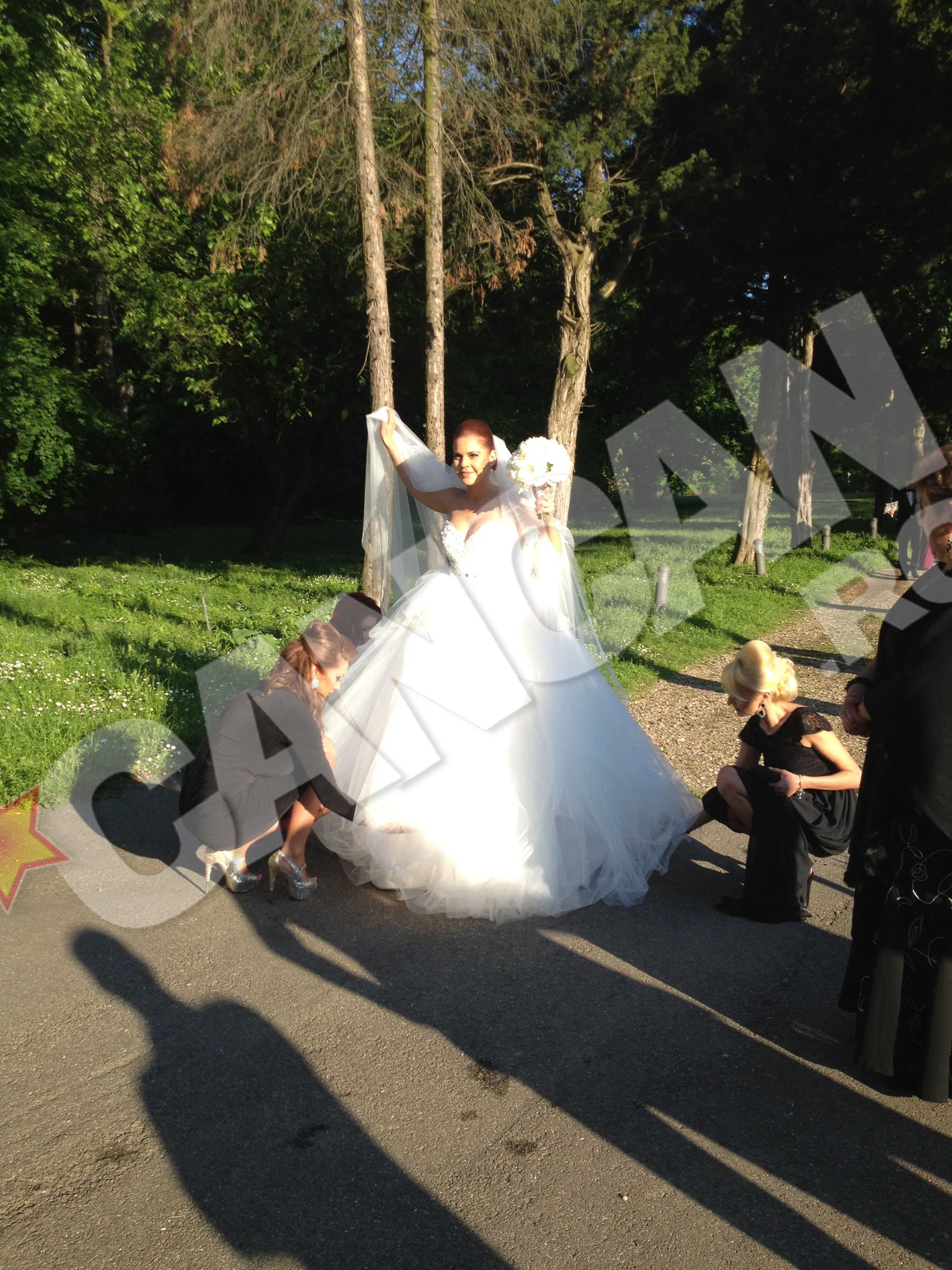 Fericirea de pe chipul Oanei se putea citi in orice moment