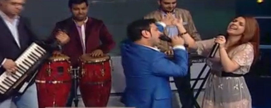 Laura Vass a cantat din nou alaturi de Sorin Copilul de Aur