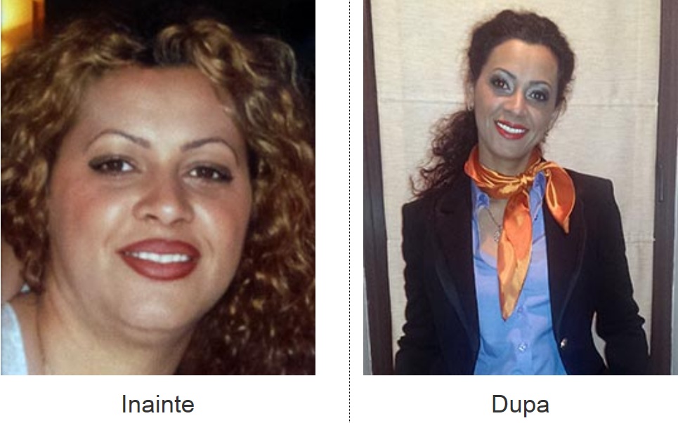 Sora Minodorei a reusit sa slabeasca de la 86 de kilograme la 57