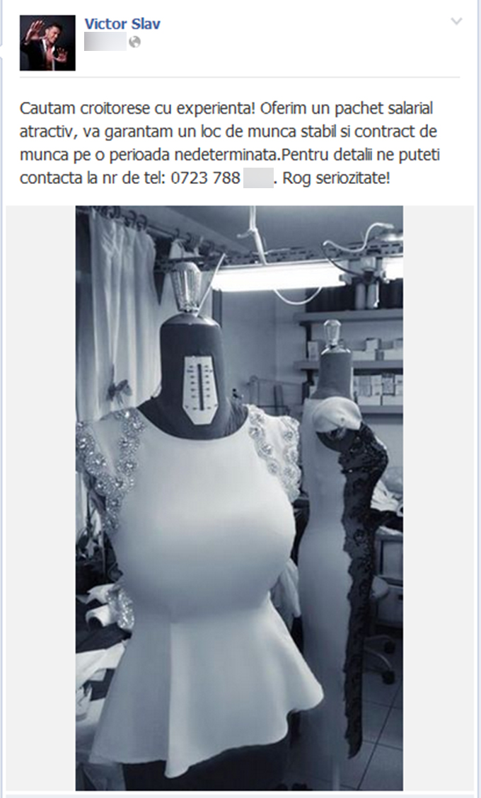 Victor a preluat imediat mesajul fostei sale sotii si i-a sarit in ajutor