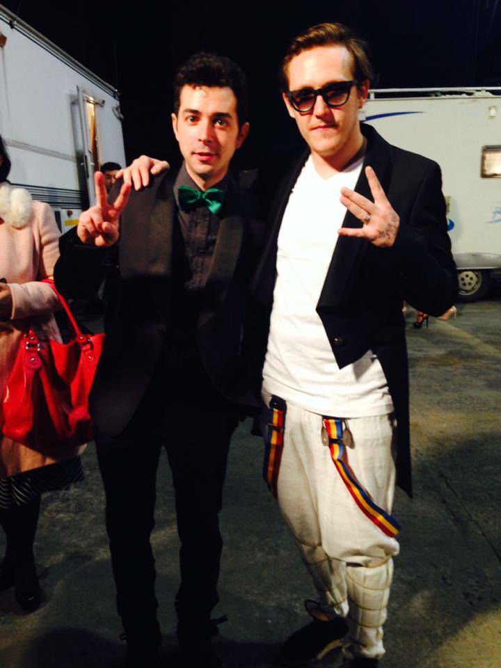 Whatzy, alaturi de Marius Moga, cel care i-a deschis drumul in cariera