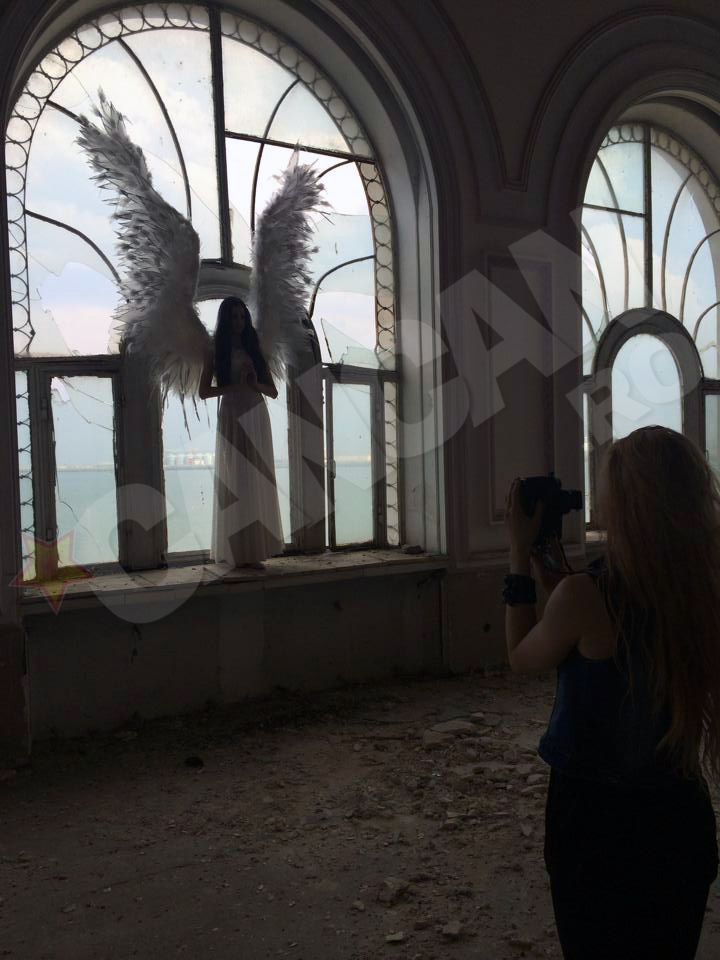 Sedinta foto realizata de Rita Muresan si fiica sa, Gloria, a fost una inedita