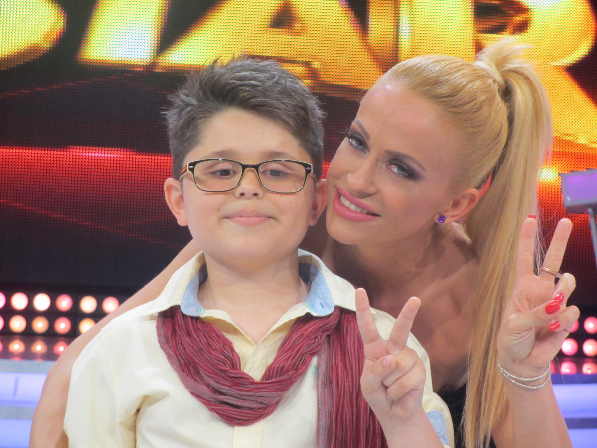 Anda Adam l-a sustinut pe Alex Parvu, un copil extrem de talentat