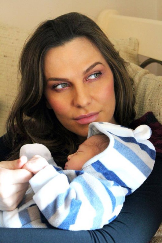 Anna Lesko este mamica unui baietel