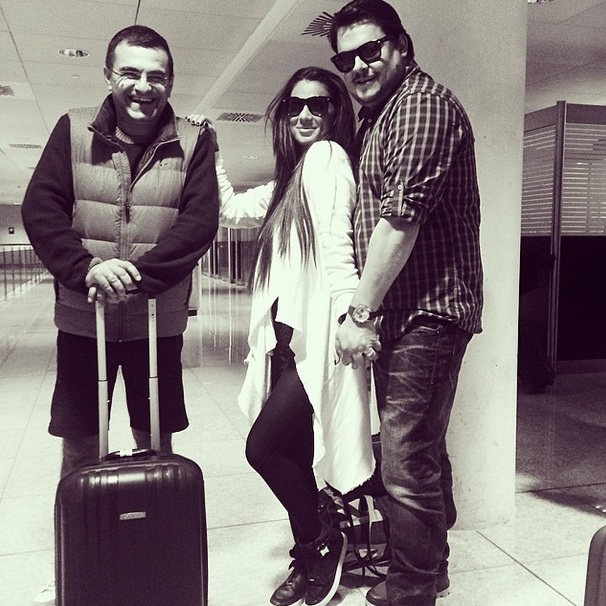 Roxana a fost fotografiata alaturi de Mihai Bobonete si Mihai Margineanu