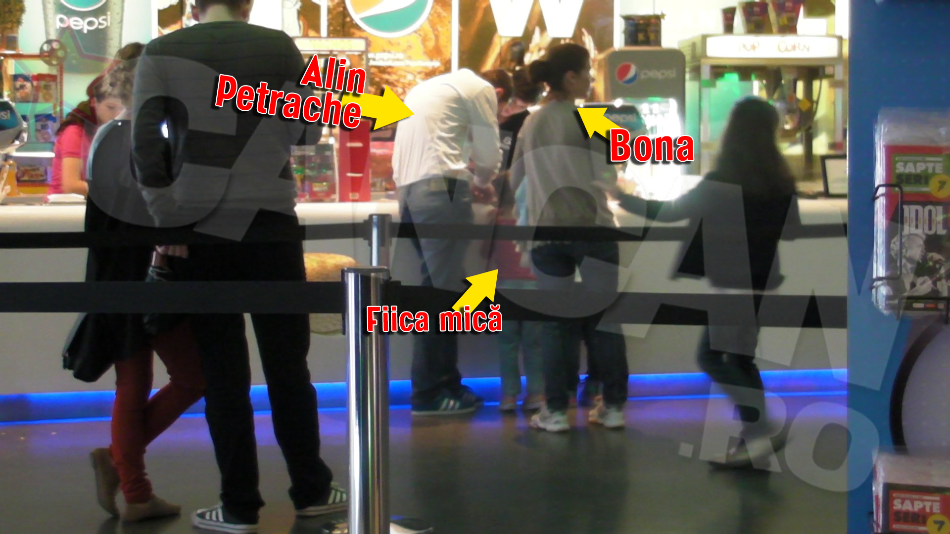 Alin si-a scos cele trei fiice in oras