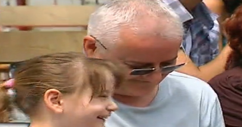 Irinel sustine ca fiica sa e foarte talentata la pictura