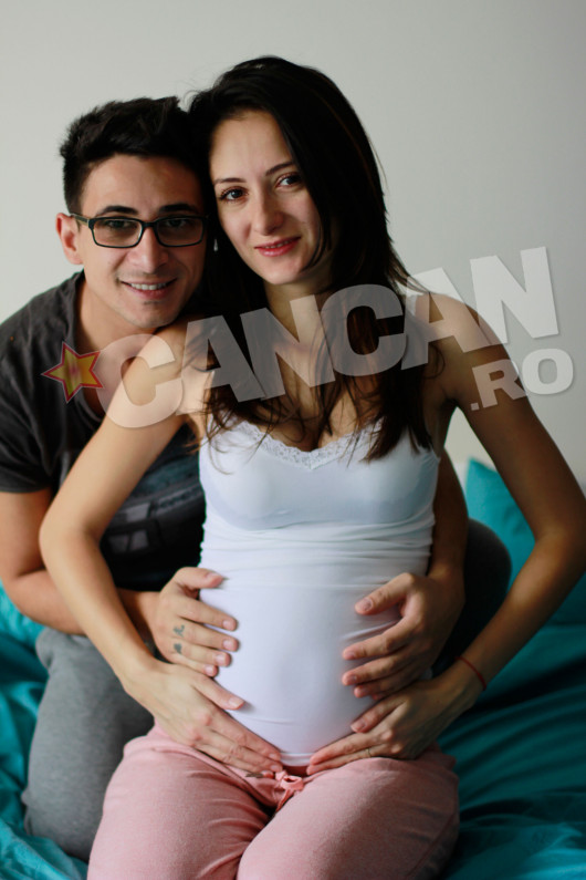 Chupi si iubita sa, Cristina, au devenit pentru prima data parinti