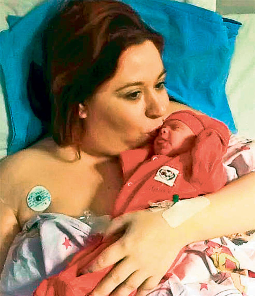 Oana a avut foarte multe probleme dupa operatia de cezariana