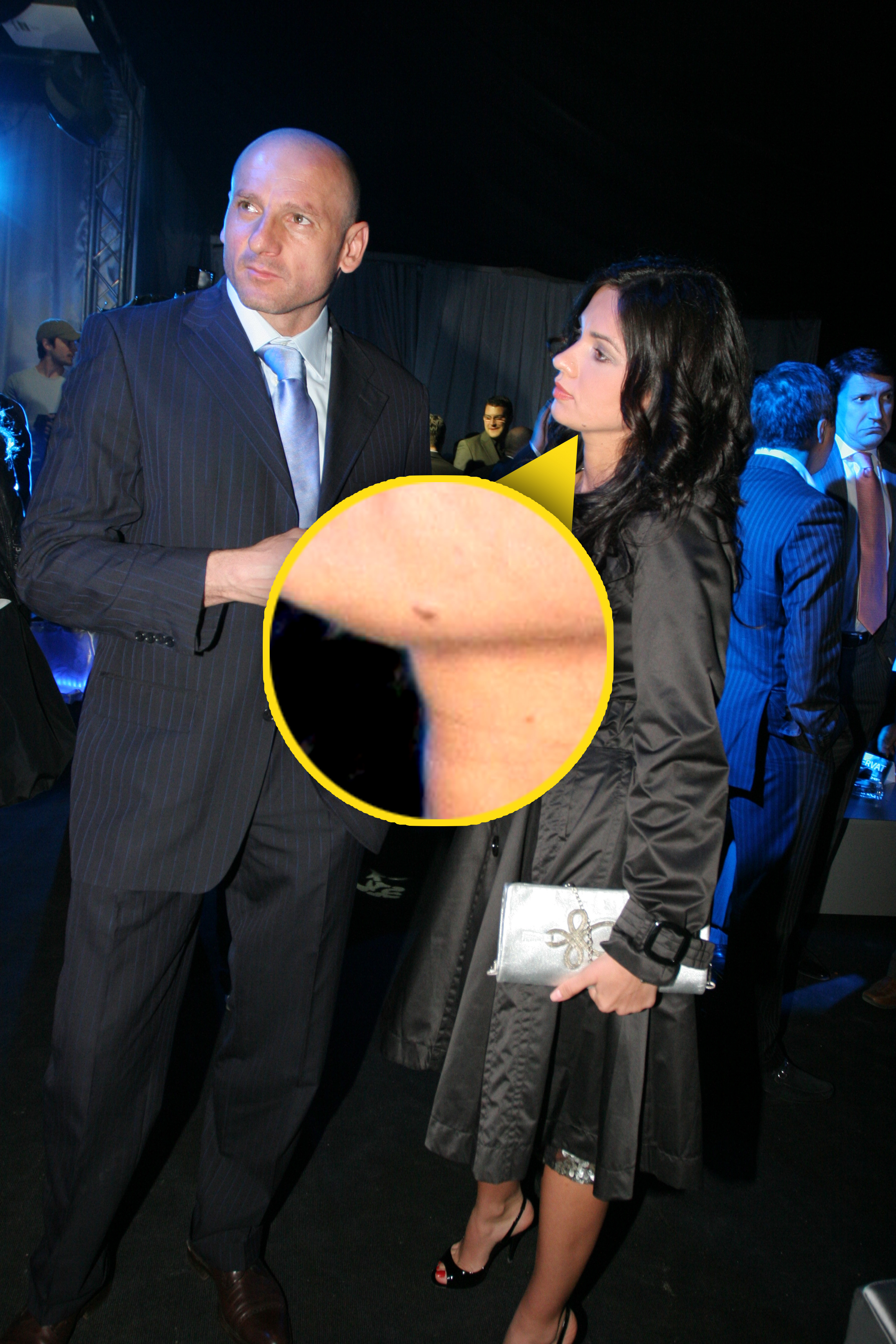 Pe vremea cand era sotia lui Bogdan Stelea, creatoarea de moda avea o alunita pe barba