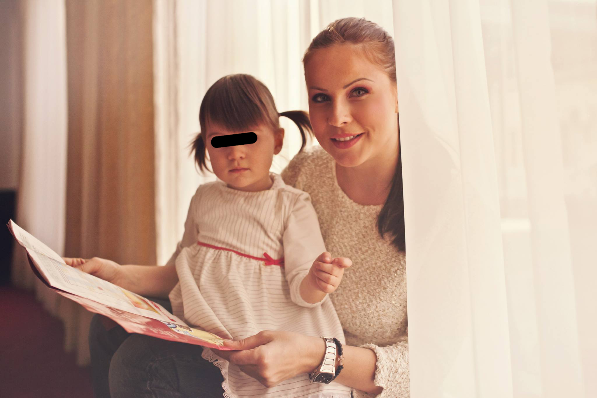 Doinita mai are o fetita de doi ani si jumatate