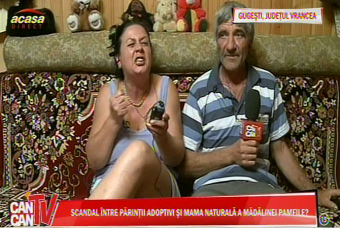 Parintii adoptivi ai Madalinei Pamfile