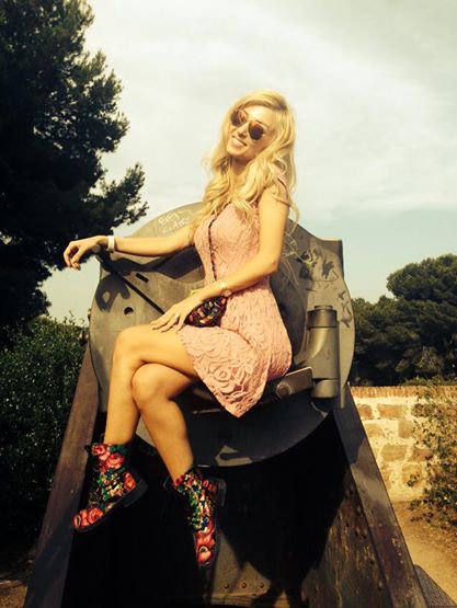 Andreea a fost recent intr-o vacanta in Barcelona