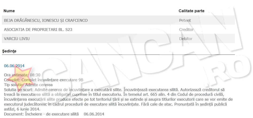 Decizia este una definitiva