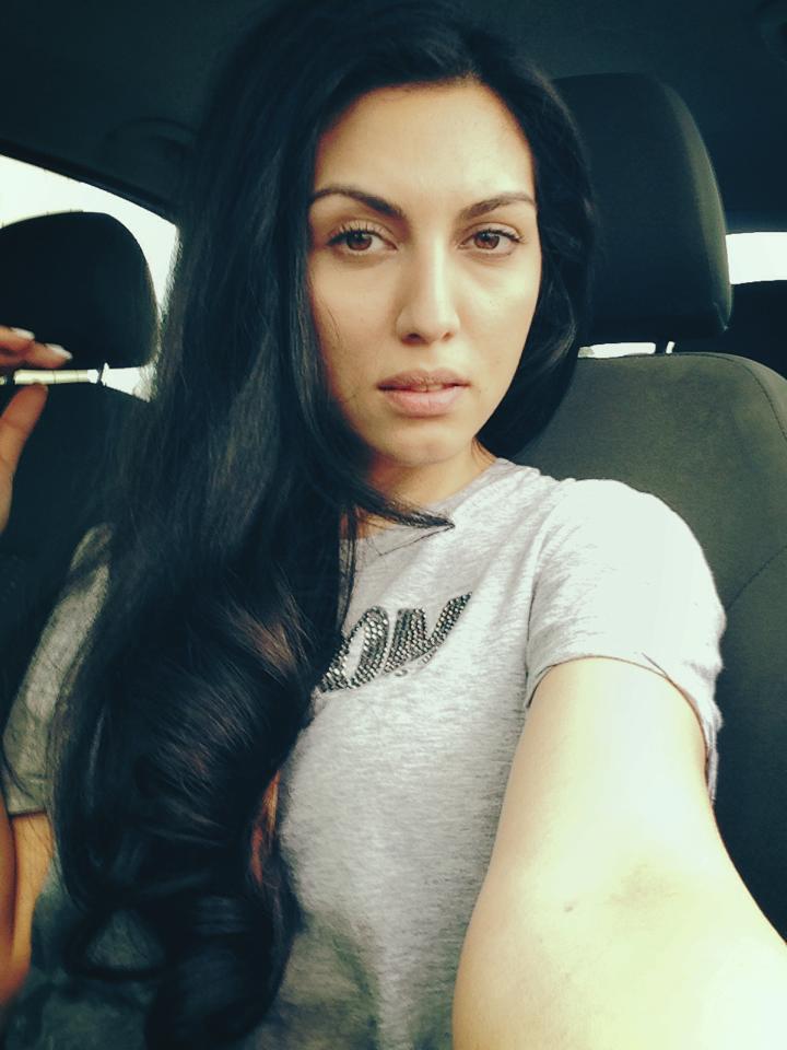 Actrita si-a indreptat parul si nu s-a machiat pentru aceasta poza