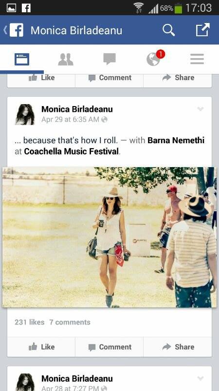 Monica Birladeanu a fost cu Berna la mai multe festivaluri internationale de film