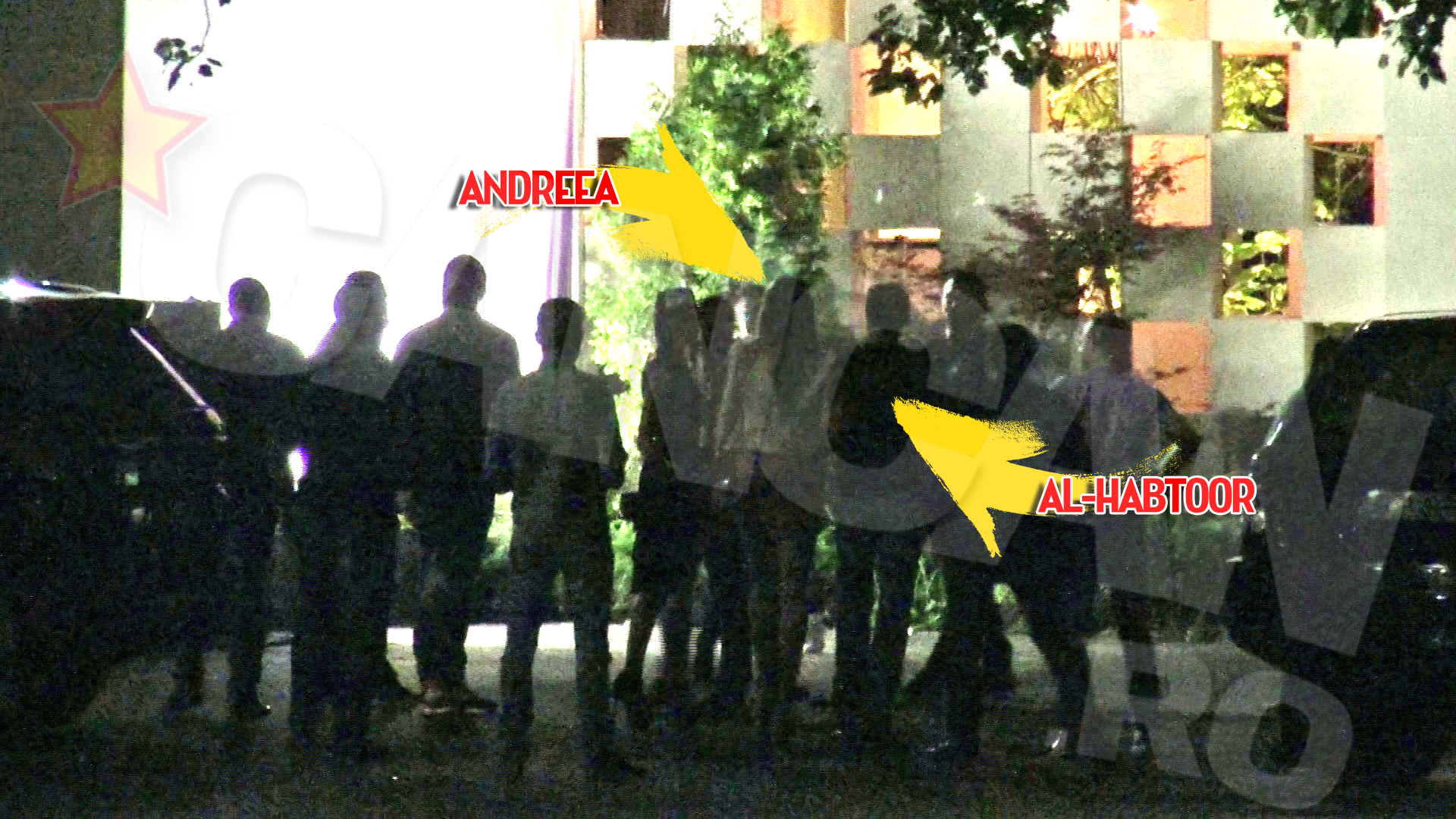 Max Al Habtoor a iesit la club insotit de o armata de bodyguarzi