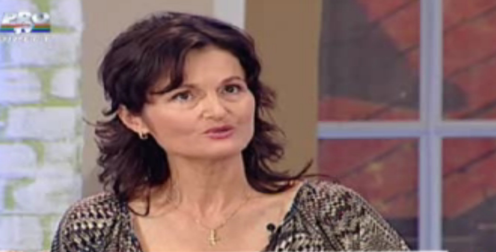 Adina Mihalea este o fire retrasa, aparitiile sale televizate fiind foarte rare. Captura PRO TV