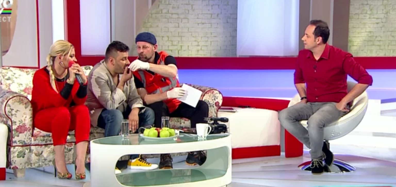 Liviu a acceptat sa isi faca testul in direct