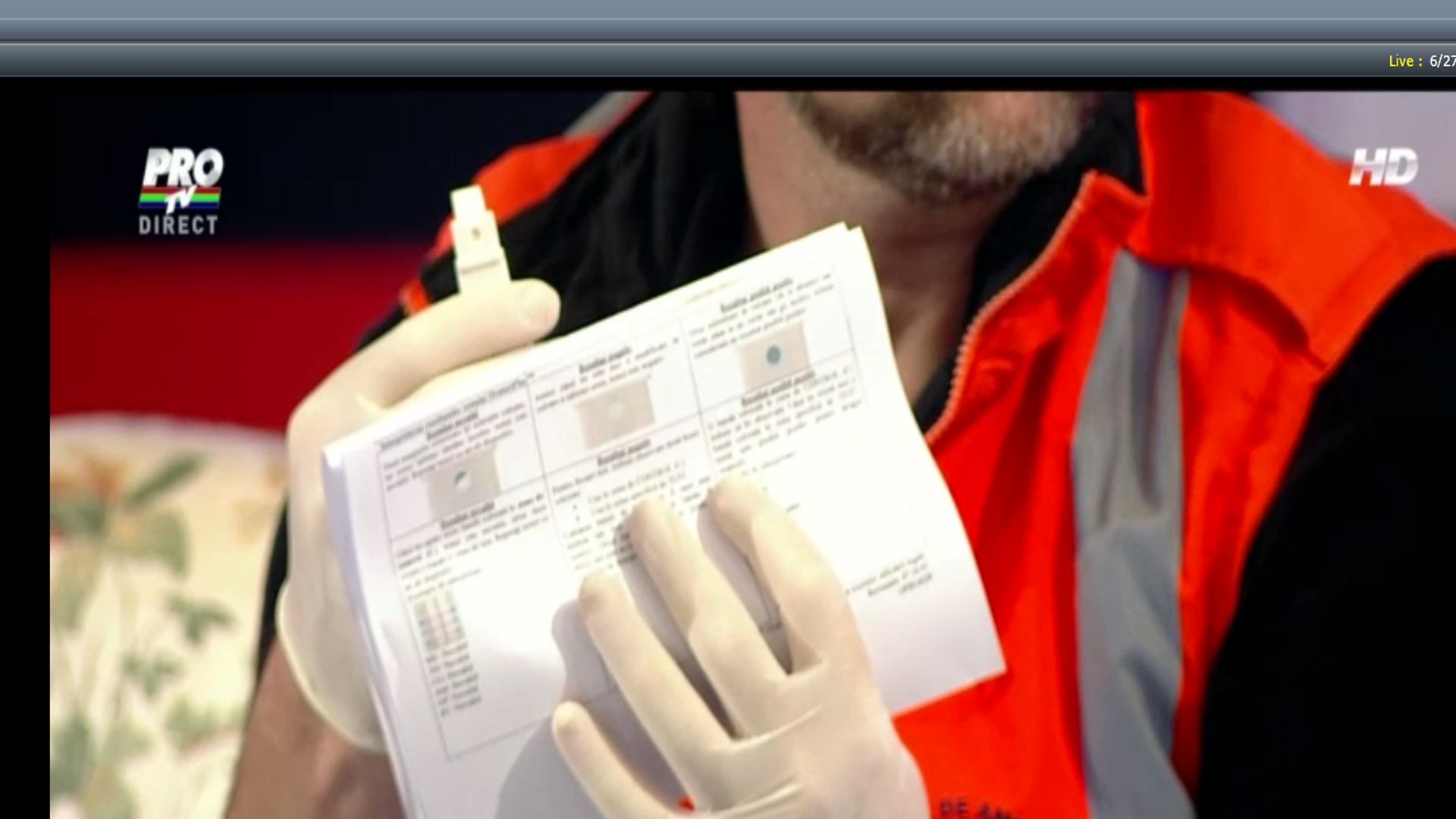 Rezultatul a fost negativ, testul ramanand alb